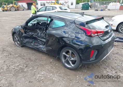 2019 Hyundai Veloster 2.0 z USA, uszkodzony, nr VIN KMHTG6AF0KU006239